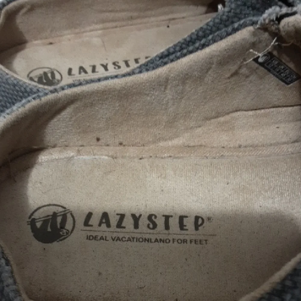LAZYSTEP Men's 12 McCoy Gray Casual Slip-On‎ Shoes